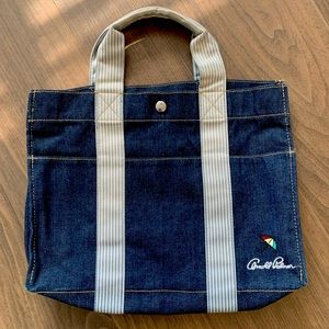 Arnold Palmer Small Denim Tote Bag